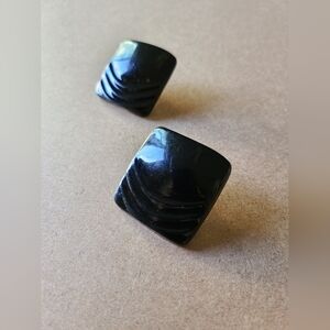 80s square acrylic earrings